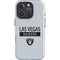 NFL Las Vegas Raiders Silver Performance Series iPhone 16 Pro Impact Case